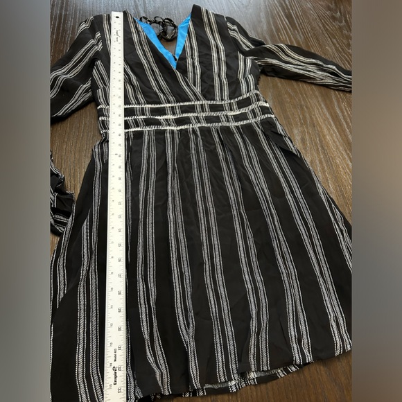 Tunic dress midi v neck a lined whimsical goth dark fairy dreamy - Picture 10 of 11